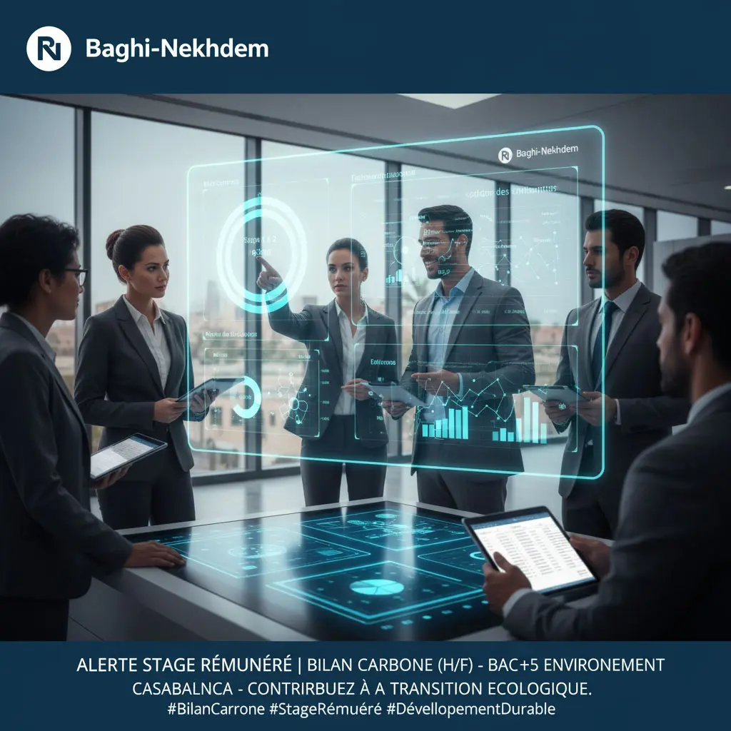 Stage Rémunéré Bilan Carbone Casablanca Bac+5 Environnement Développement Durable GES