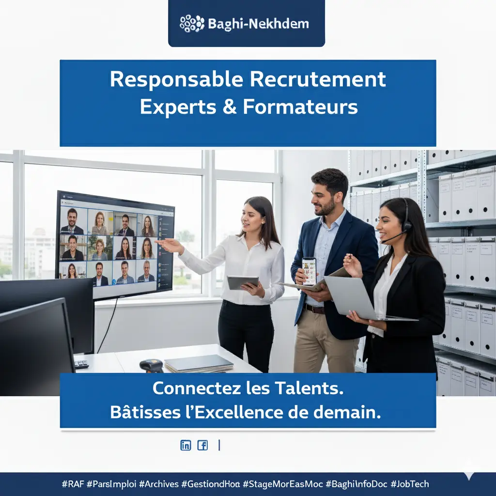 Recrutement Responsable Experts Formateurs LMS Formation conseil événementiel salaire primes WhatsApp